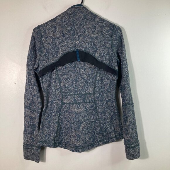 Lululemon Define Jacket Zip Green Blue Black 8 Brushed Vented - Picture 2 of 9